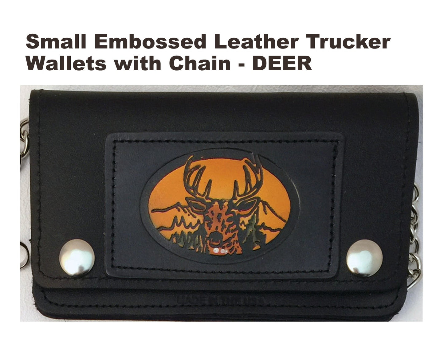 Handcrafted Leather Bickers/Truckers Wallets