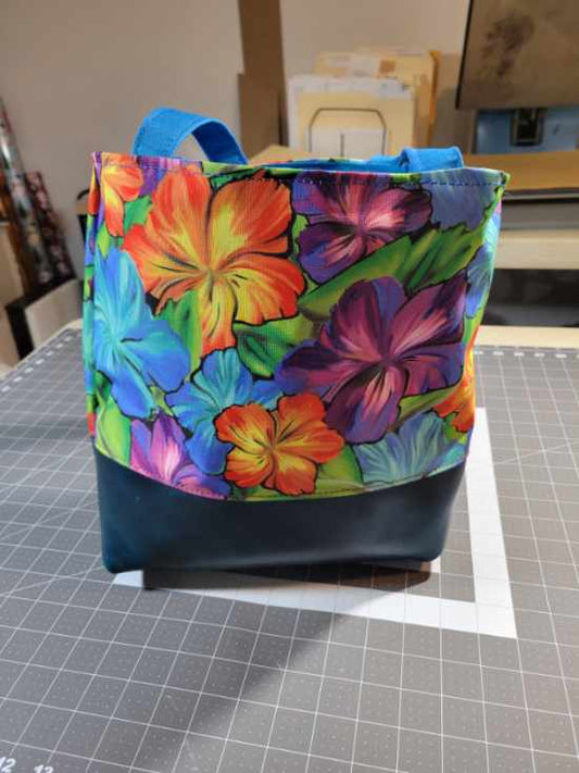 Beautiful Blue and Hawaiian colors  Waterproof Tuesday Bag